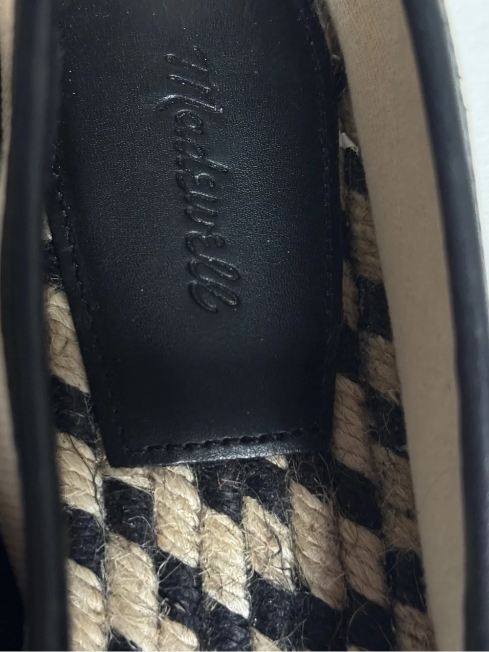 Madewell The Remy Natural Beige Mary Jane Espadrille Flats
